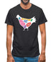 Butcher Chicken Diagram Mens T-Shirt