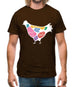 Butcher Chicken Diagram Mens T-Shirt