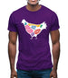 Butcher Chicken Diagram Mens T-Shirt