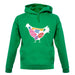 Butcher Chicken Diagram unisex hoodie