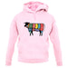 Butcher Cow Diagram unisex hoodie