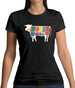 Butcher Cow Diagram Womens T-Shirt