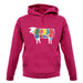 Butcher Cow Diagram unisex hoodie