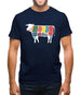 Butcher Cow Diagram Mens T-Shirt