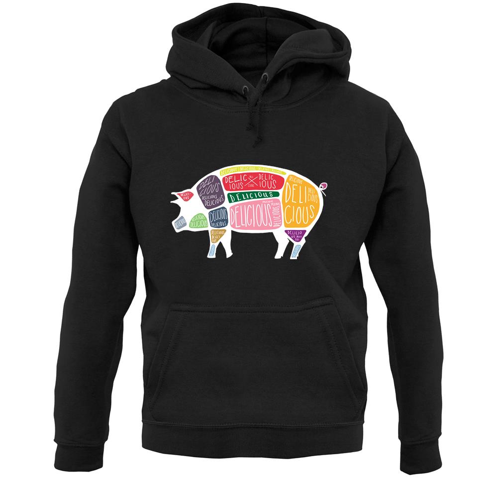 Delicious Pig Unisex Hoodie