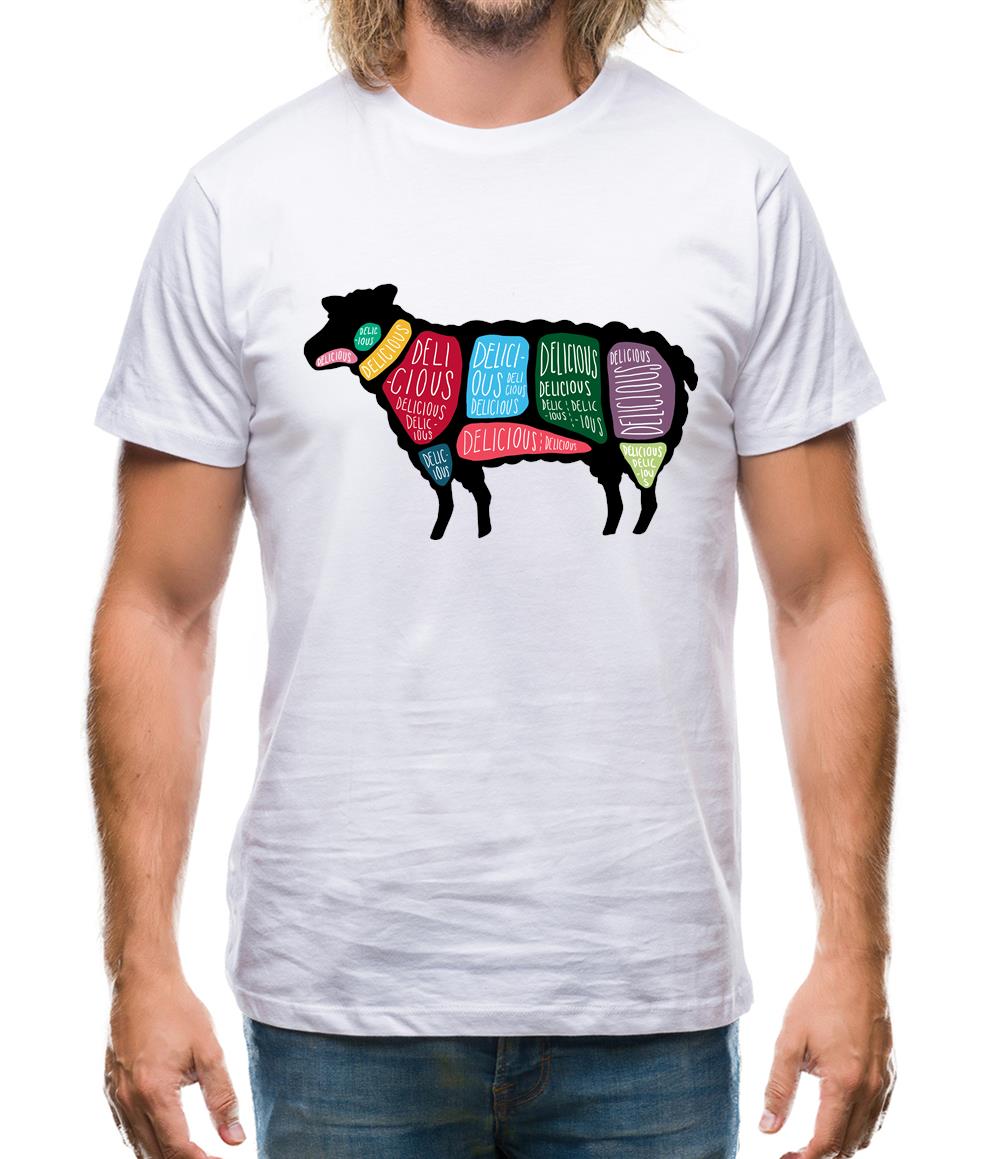 Delicious Sheep Mens T-Shirt