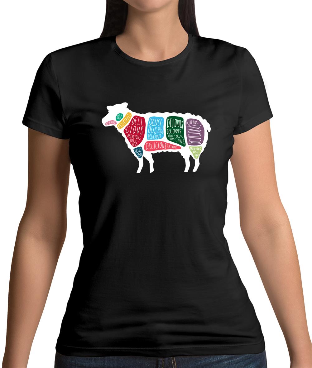 Delicious Sheep Womens T-Shirt