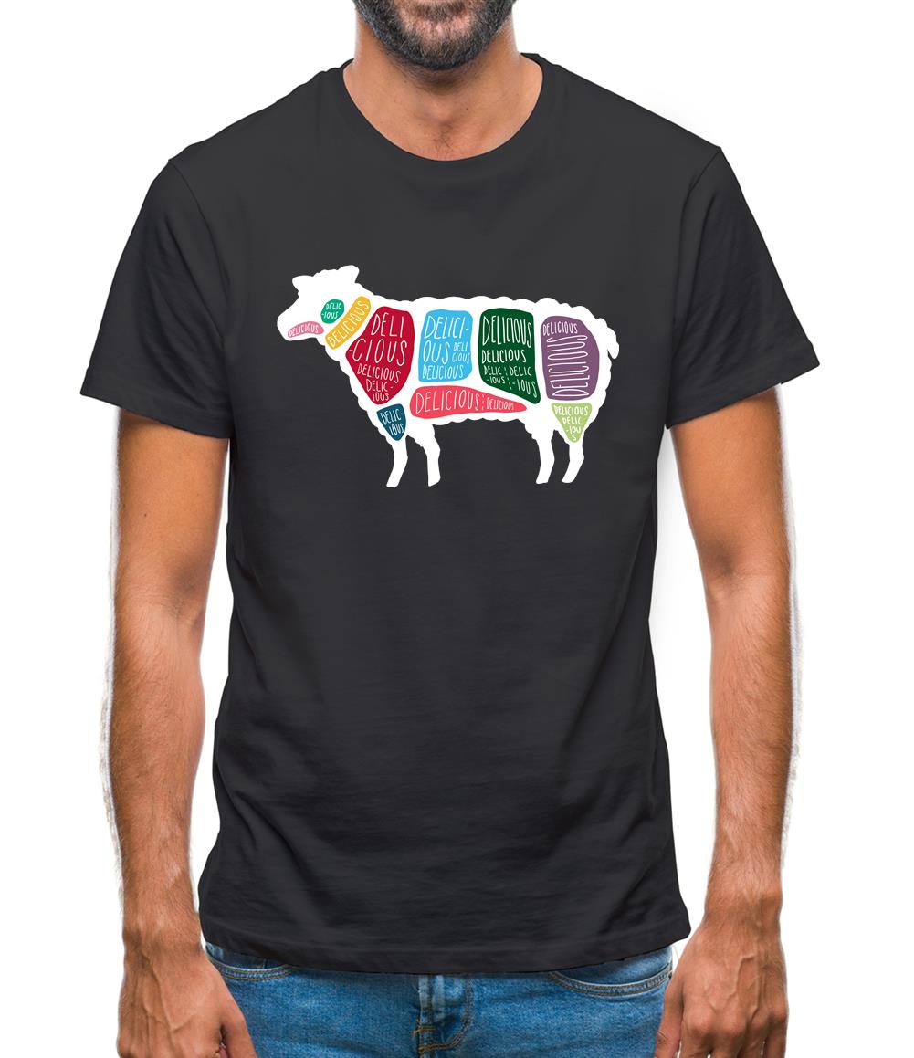Delicious Sheep Mens T-Shirt