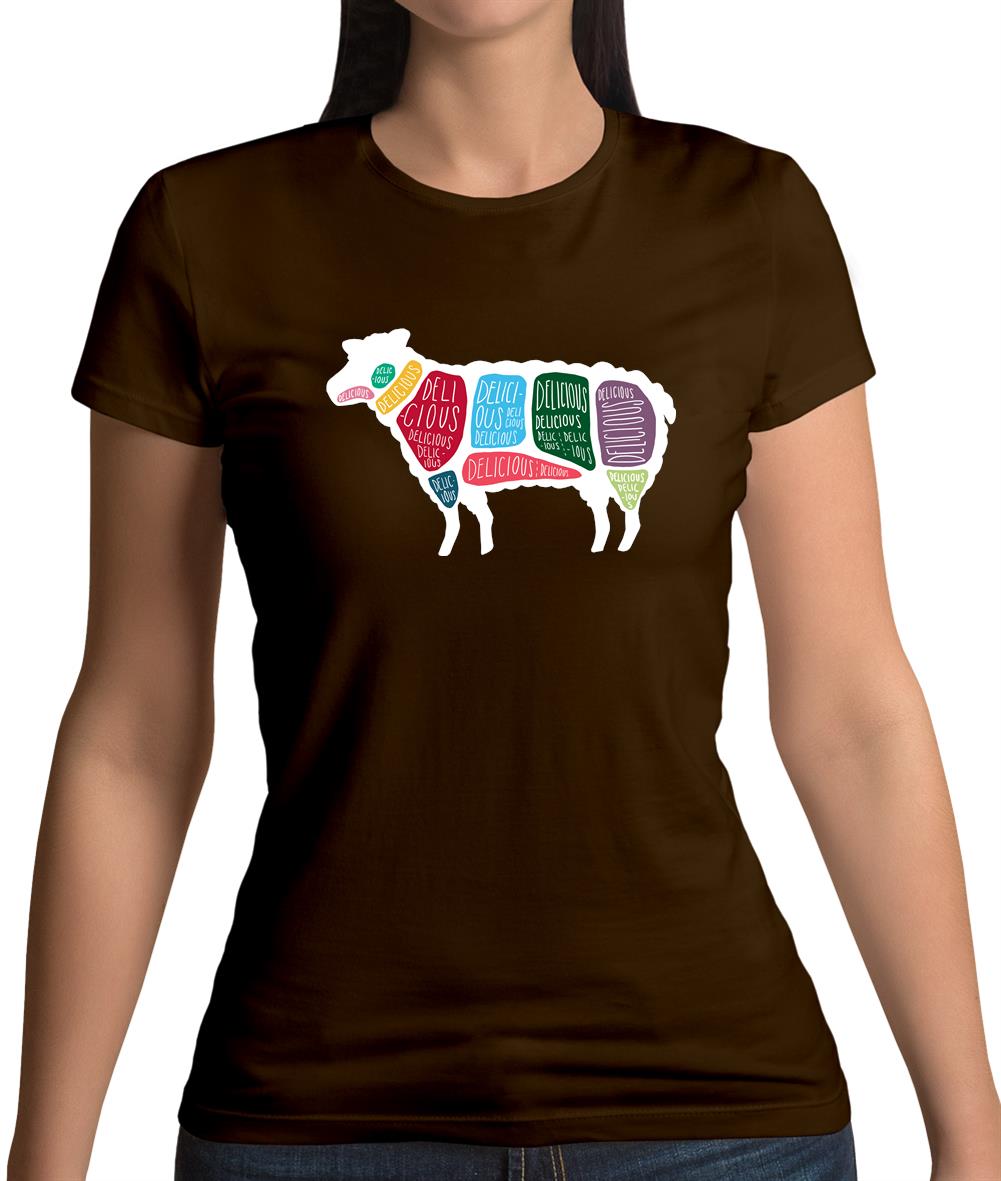 Delicious Sheep Womens T-Shirt