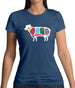 Delicious Sheep Womens T-Shirt