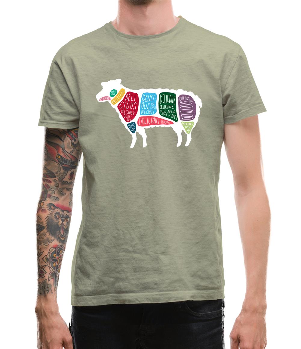 Delicious Sheep Mens T-Shirt