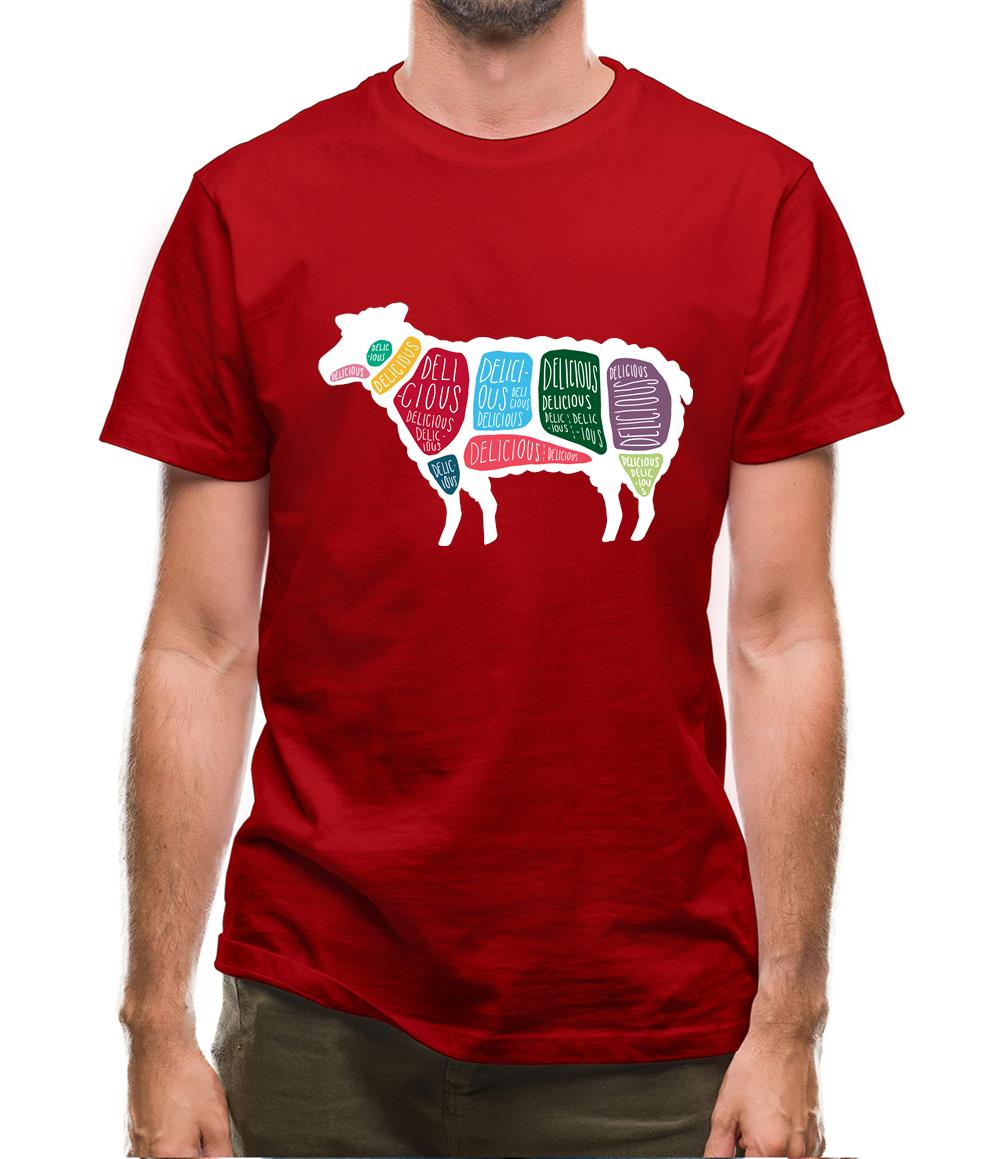 Delicious Sheep Mens T-Shirt