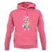Meat Stack Diagram unisex hoodie