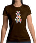 Meat Stack Diagram Womens T-Shirt
