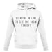 By The Way, Standing In Line unisex hoodie