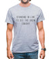 By The Way, Standing In Line Mens T-Shirt
