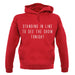 By The Way, Standing In Line unisex hoodie