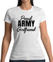 Proud Army Girlfriend Womens T-Shirt