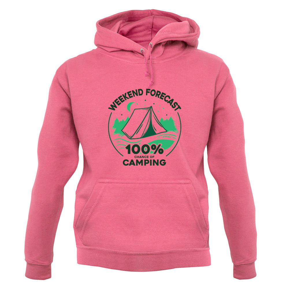 Weekend Forecast - Camping Unisex Hoodie