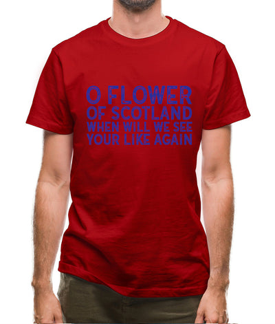 O Flower Of Scotland Mens T-Shirt