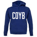 Coyb (Come On You Blues) unisex hoodie