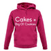 Cakes = Big Ol' Cookies unisex hoodie