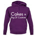 Cakes = Big Ol' Cookies unisex hoodie