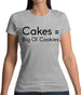 Cakes = Big Ol' Cookies Womens T-Shirt