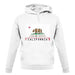 California Barcode Style Flag unisex hoodie