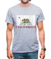 California Barcode Style Flag Mens T-Shirt