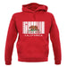 California Barcode Style Flag unisex hoodie