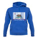 California Barcode Style Flag unisex hoodie