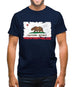 California Grunge Style Flag Mens T-Shirt