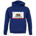 California Grunge Style Flag unisex hoodie