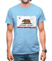 California Grunge Style Flag Mens T-Shirt
