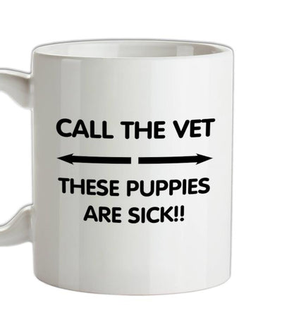 Call the vet - These pythons are sick! Ceramic Mug
