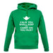 Calm You Shall Keep And Carry On You Must unisex hoodie