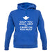 Calm You Shall Keep And Carry On You Must unisex hoodie