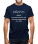 Calories Definition Mens T-Shirt