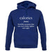 Calories Definition unisex hoodie