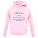 Calories Definition unisex hoodie