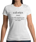 Calories Definition Womens T-Shirt