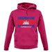 Cambodia Barcode Style Flag unisex hoodie