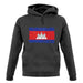 Cambodia Grunge Style Flag unisex hoodie