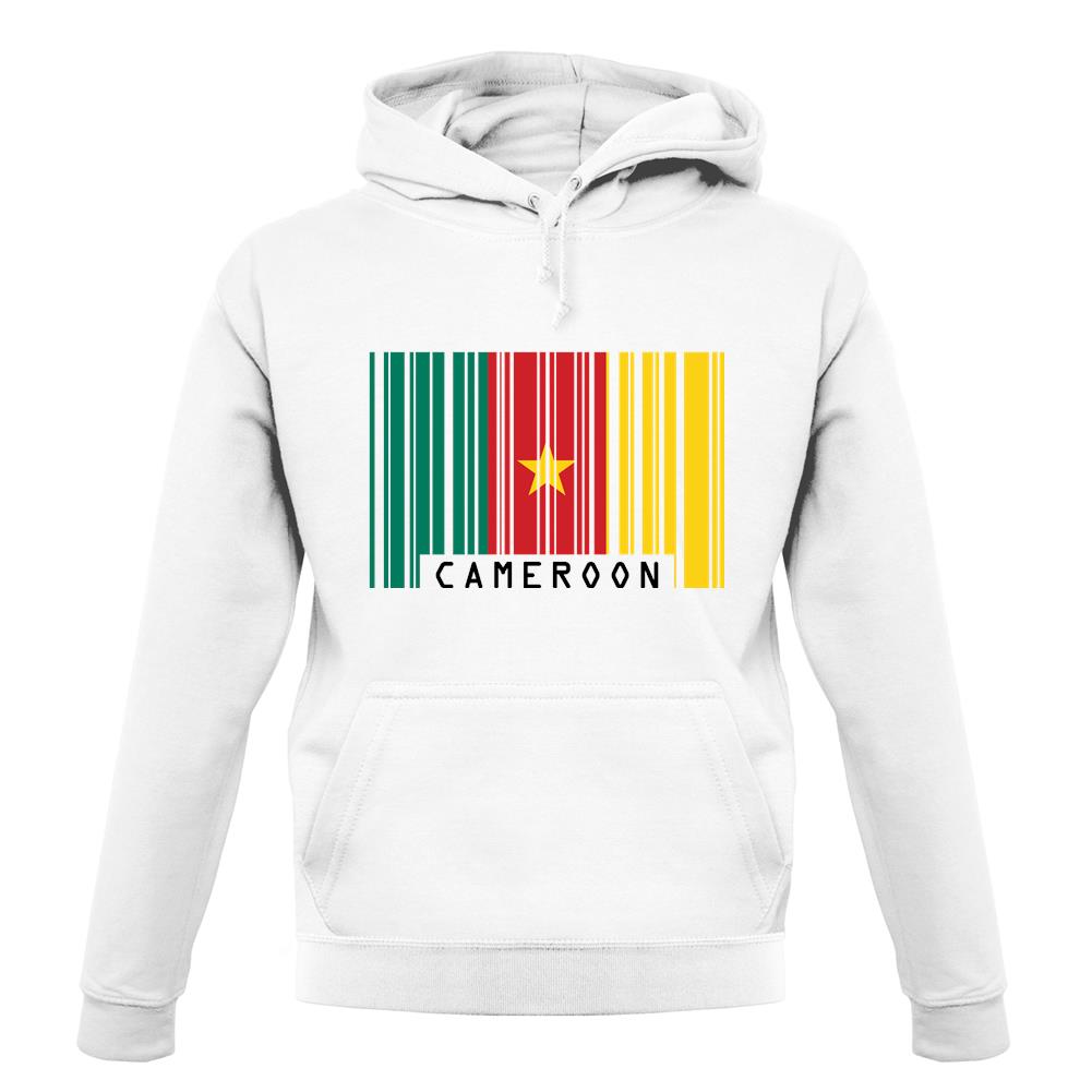 Cameroon Barcode Style Flag unisex hoodie