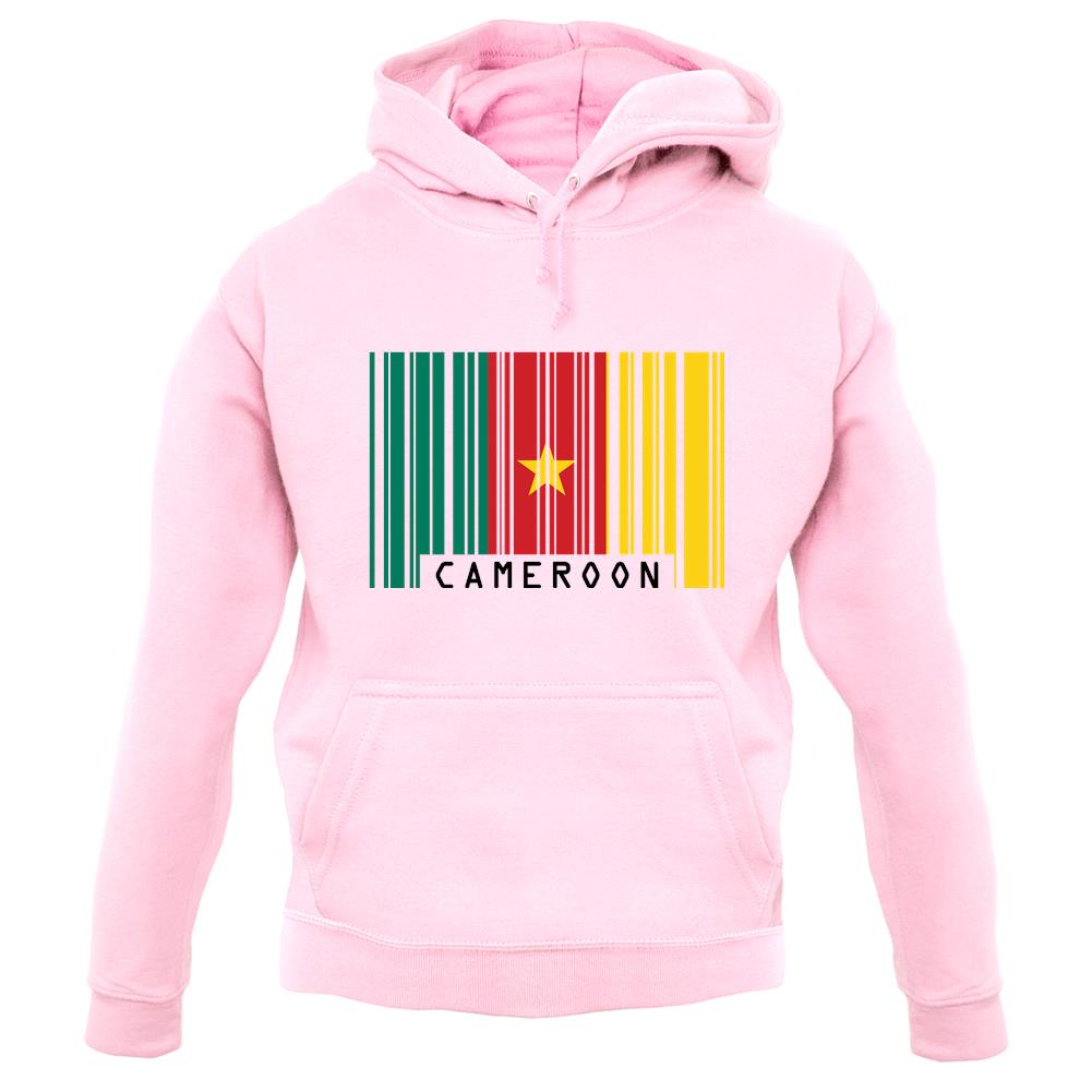 Cameroon Barcode Style Flag unisex hoodie