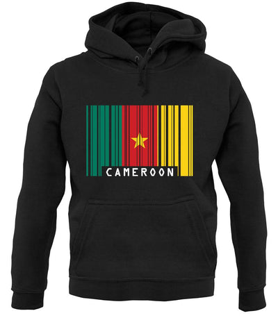 Cameroon Barcode Style Flag unisex hoodie