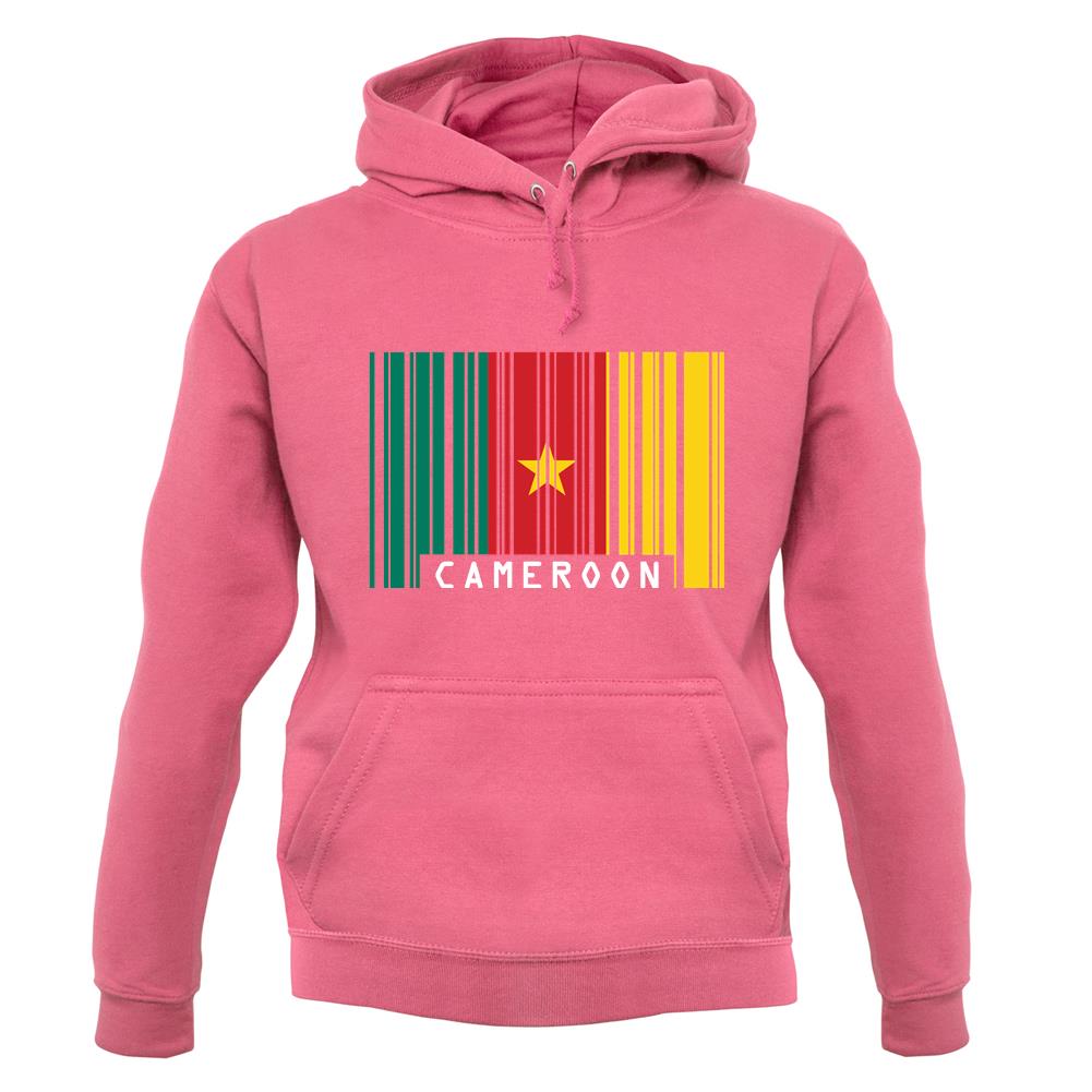 Cameroon Barcode Style Flag unisex hoodie
