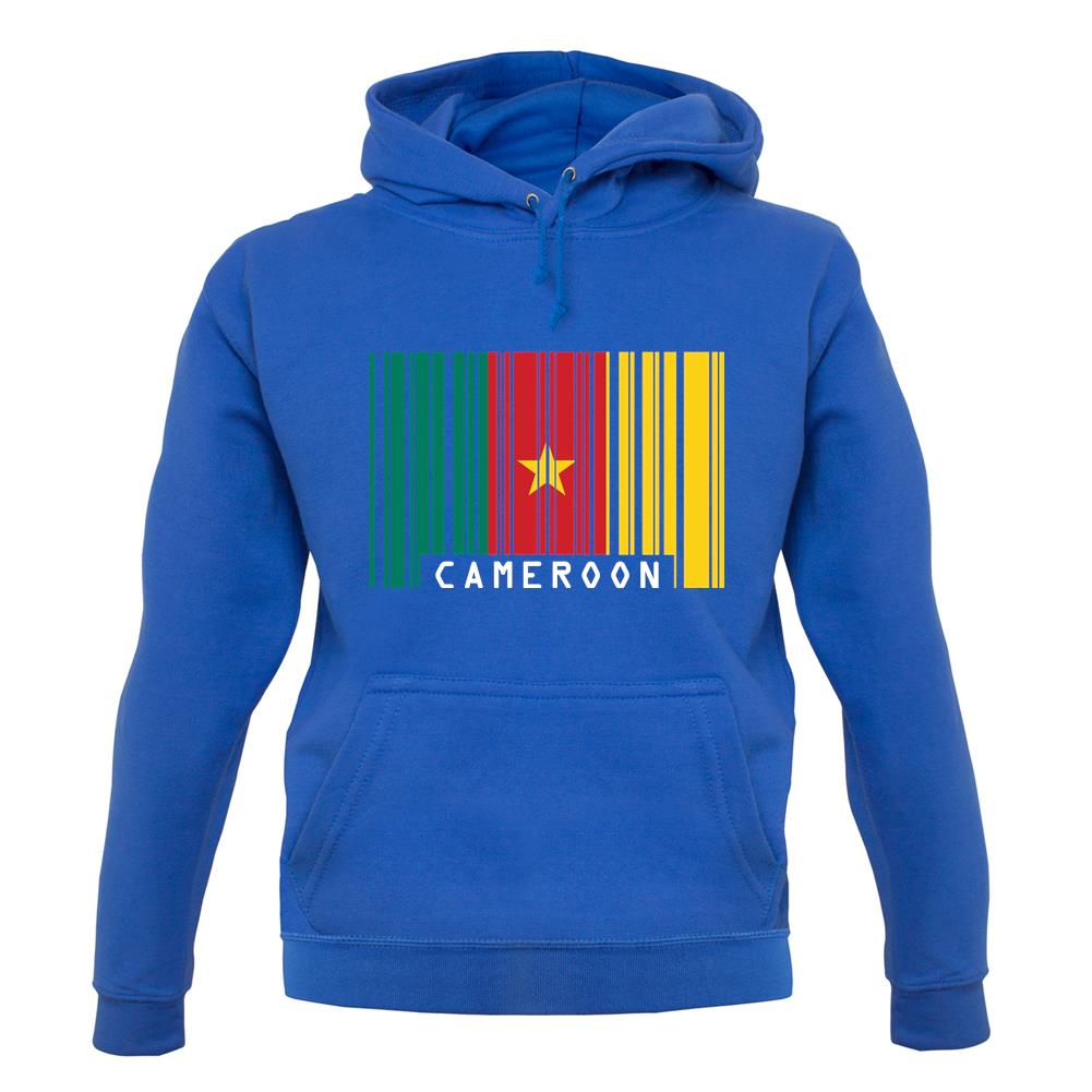 Cameroon Barcode Style Flag unisex hoodie