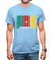 Cameroon Barcode Style Flag Mens T-Shirt